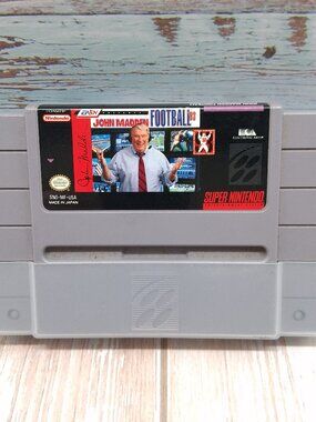 John Madden Football '93 Super Nintendo SNES Cartridge Only Authentic Tested